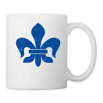 Fleur-de-lis / Lily - Mug - white - Right