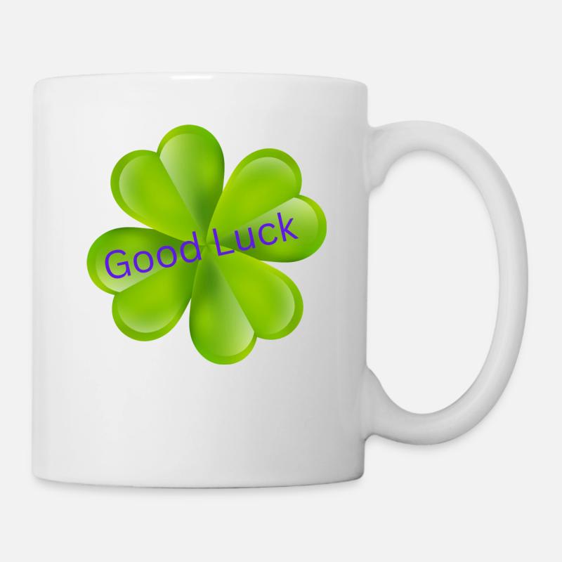 Good Luck - Tasse - Weiß