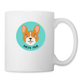 Mein Freund - Tasse - Weiß - Rechts