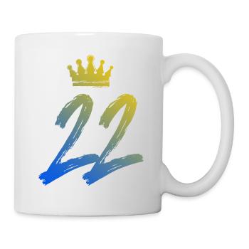 22 Number crown - Mug - white - Right