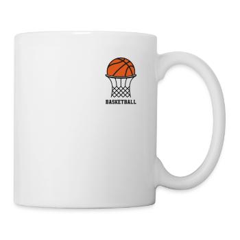 Basketball Basketballer - Tasse - Weiß - Rechts