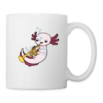 Trompete Geschenk Kinder Big Band Orchester Kinder - Tasse - Weiß - Rechts