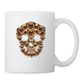 Pug Dog Owner Gift Women Dog Pug - Mug - white - Right