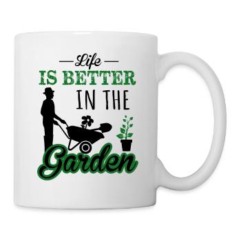 Hobby gardeners, fruit and vegetable gardeners - Mug - white - Right
