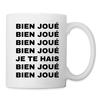 bien joué - Mug blanc - blanc - Droite