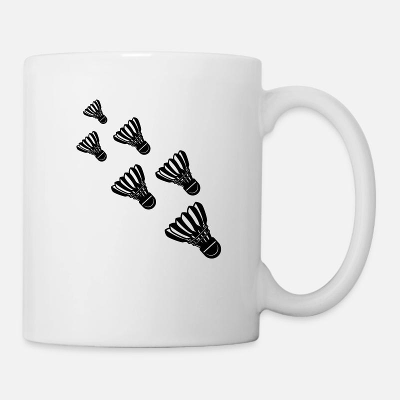 Badminton - Tasse - Weiß