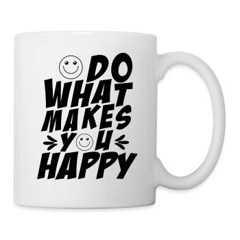 Faites ce qui vous rend heureux - Mug blanc - blanc - Droite