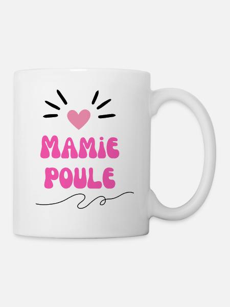 Super mamie poule - Mug blanc - blanc