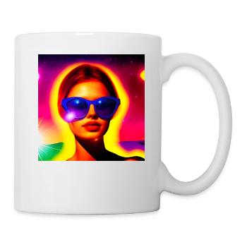 Bain de soleil sur Vénus - Mug blanc - blanc - Droite
