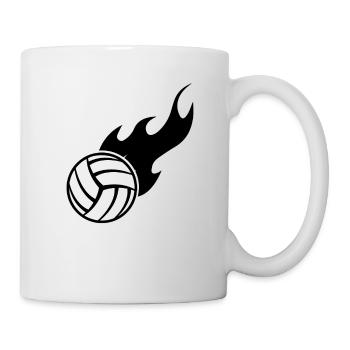 Volley-ball - Mug blanc - blanc - Droite
