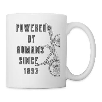 PROPULSÉ PAR L’HOMME DEPUIS 1893 - Mug blanc - blanc - Droite