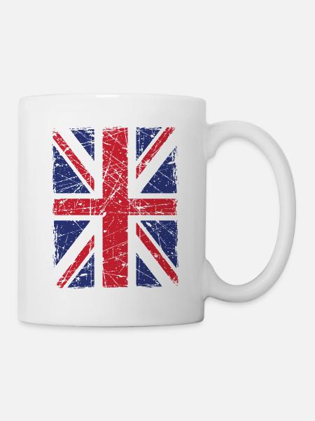 Union Jack - Mug - white