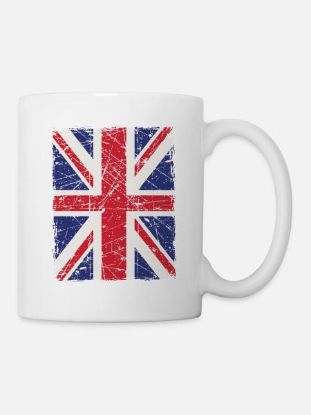 Union Jack - Mug - white