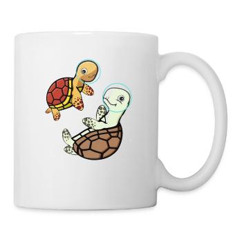 Turtles Astronaut Space Gift Enfants - Mug blanc - blanc - Droite