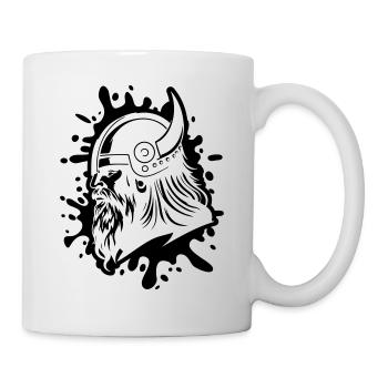 Viking Head Viking Warrior - Mug - white - Right