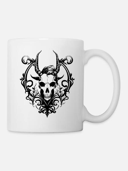 Gothique médiéval - Mug blanc - blanc