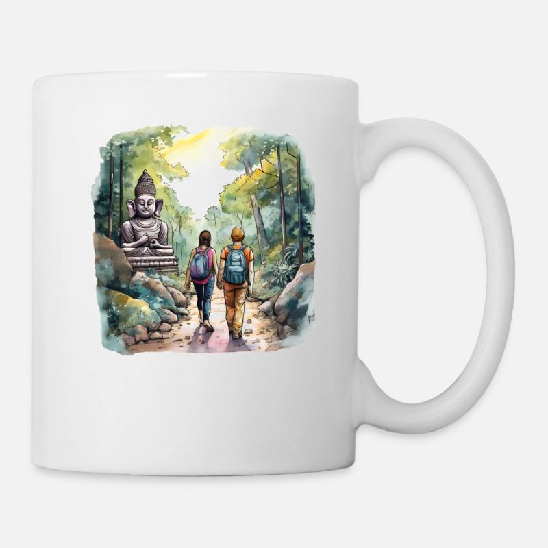 Lovers Jungle Adventure - Mug - white