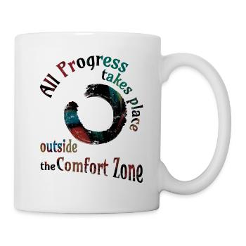 all progress enso dark copy - Mug - white - Right