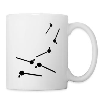 Stick chisel symbol beekeeper honey - Mug - white - Right