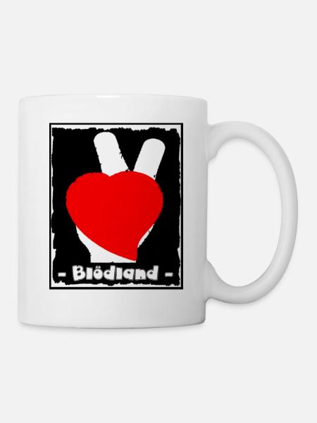 Blödländchen - Tasse - Weiß