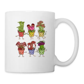 Carnivorous plants Venus flytrap - Mug - white - Right