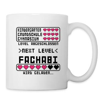 Fachabitur Fachabi zum Beginn Anfang Start Frauen - Tasse - Weiß - Rechts