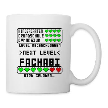 Fachabitur Fachabi zum Beginn Anfang Start - Tasse - Weiß - Rechts