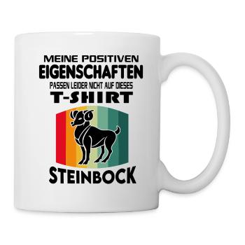 Geburtstag Sternzeichen Retro Steinbock - Tasse - Weiß - Rechts