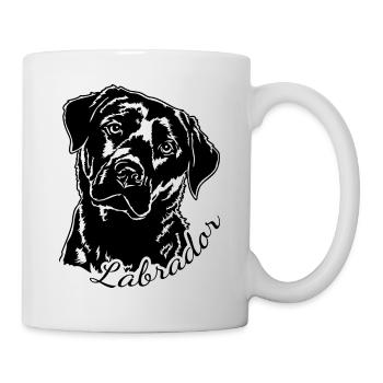 Labrador Retriever Portrait Dog Dogs Wilsigns - Mug - white - Right