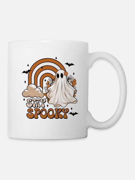 Halloween Stay Spooky - Mok - wit