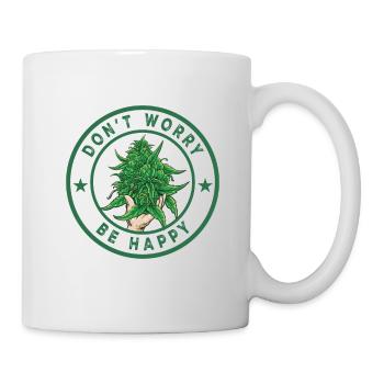 Cannabis Marijuana Weed Smoking - Mug - white - Right