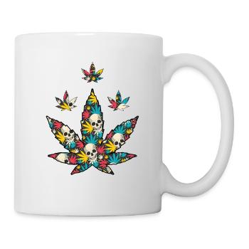Cannabis Marijuana Weed Smoking - Mug - white - Right