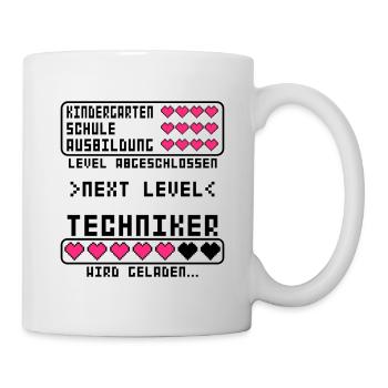 angehende Techniker vor Ausbildung Beginn Start - Tasse - Weiß - Rechts