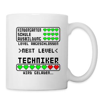 angehende Techniker vor Ausbildung Beginn Start - Tasse - Weiß - Rechts
