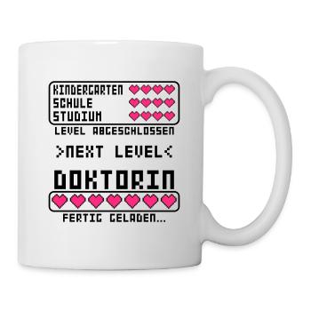 Doktorin Bestandenen Arztprüfung Doktorprüfung - Tasse - Weiß - Rechts
