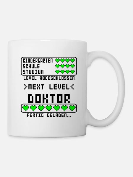 Doktor Dr. Bestandenen Arztprüfung Doktorprüfung - Tasse - Weiß