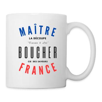 Maître BOUCHER France - Mug blanc - blanc - Droite