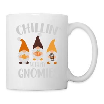 Chilling with My Gnome - Mug - white - Right