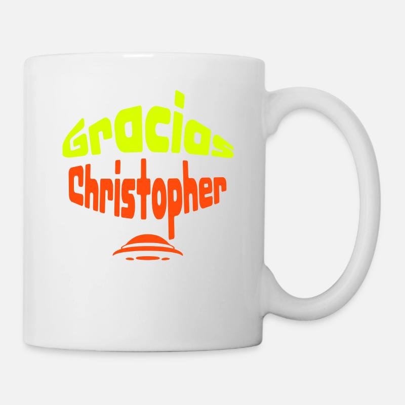 Gracias Christopher - Mug blanc - blanc