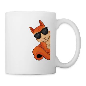 Eichhörnchen Geschenk Kinder Cooles Eichhörnchen - Tasse - Weiß - Rechts