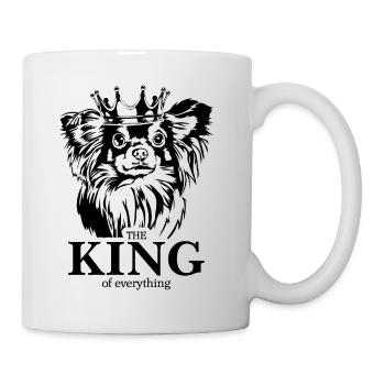 Chihuahua Roi de tout Chien Chien Wilsigns - Mug blanc - blanc - Droite