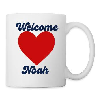 Noahwillkommen - Tasse - Weiß - Rechts