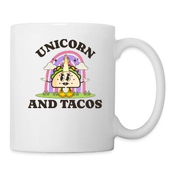 Taco Tacos Mexikanisch Essen - Tasse - Weiß - Rechts