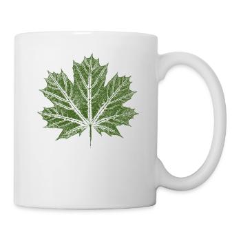 Maple Leaf / Leaf - BOTANICAL Maple - Mug - white - Right