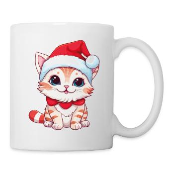 Cat Christmas Christmas Cat Cute Merry Catmas - Mug - white - Right