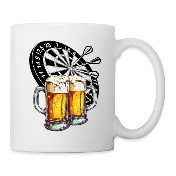 Darts, Beer, Darts, Alcohol, Drinking, Booze, Pub - Mug - white - Right