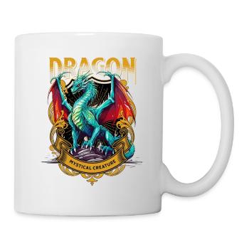 dragon, fantasy, magic, mysticism, mythology, creature - Mug - white - Right
