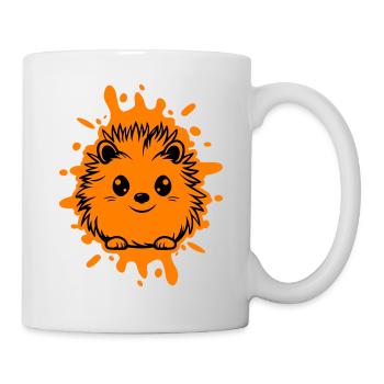 Igel Tier Baby - Tasse - Weiß - Rechts