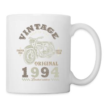 motard Né 1994 anniversaire 1994 moto - Mug blanc - blanc - Droite
