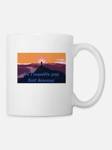 ne t'inquiète pas - Mug blanc - blanc